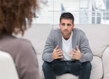 man in therapy